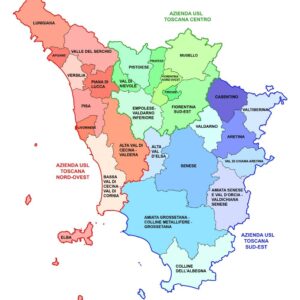 cartina della toscana